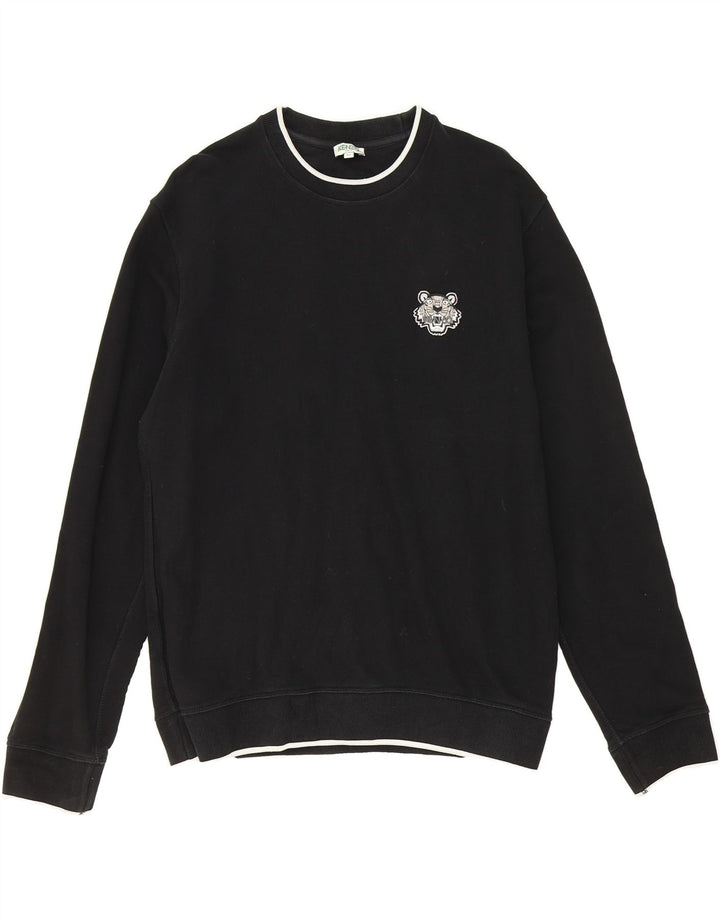 KENZO Herren Sweatshirt Pullover Medium Schwarz