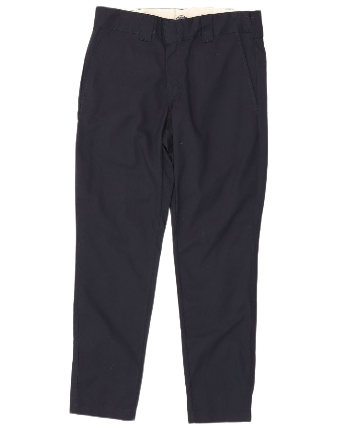 DICKIES Womens Slim Cargo Trousers W32 L30 Navy Blue Polyester