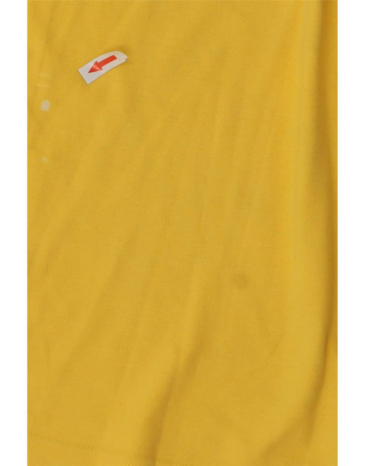 Invicta Herren-T-Shirt mit Grafik, Größe S, Gelb, Baumwolle