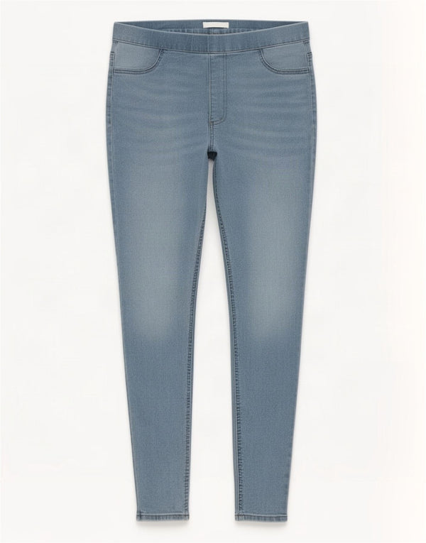 Marks & Spencer Damen Jegging-Jeans UK 16 Large W32 L29 Blaue Baumwolle