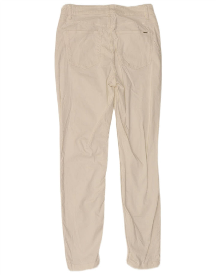 Massimo Dutti Damen Slim Freizeithose EU 40 Medium W28 L28 Weiß