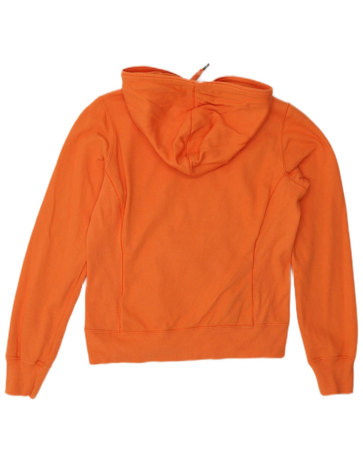 Champion Damen Heritage Classics Graphic Hoodie Pullover UK 10 Small Orange