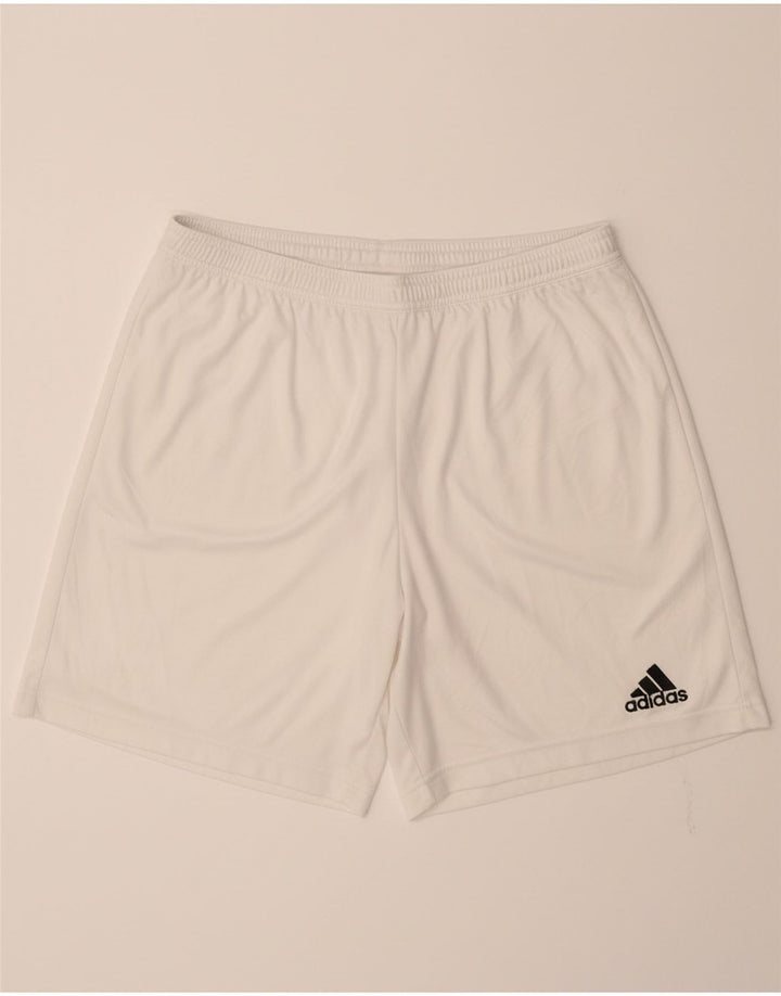 ADIDAS Mens Aeroready Sport Shorts Large  White Polyester Vintage Adidas and Second-Hand Adidas from Messina Hembry 