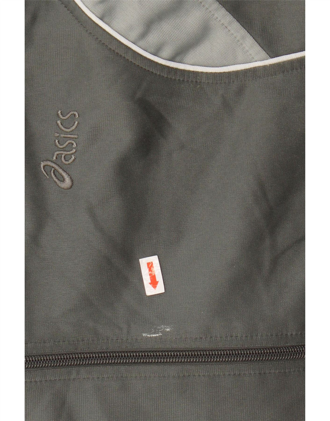 ASICS Herren-Kapuzenpullover mit Reißverschluss, XL, Grau, Farbblock