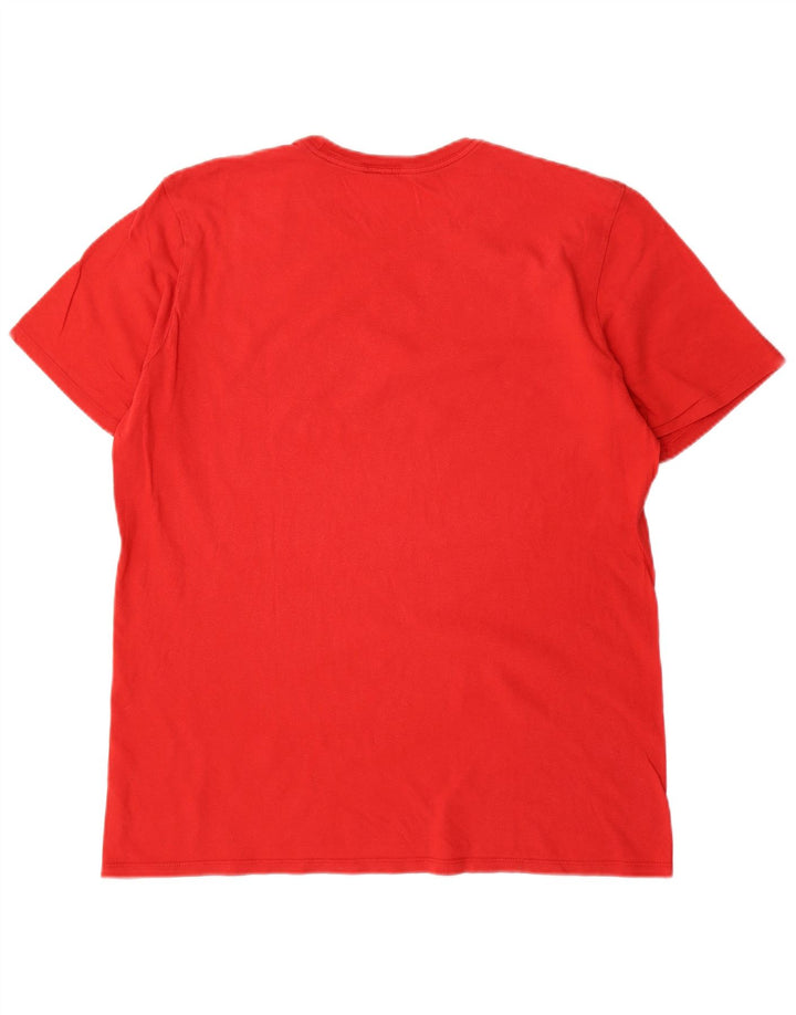 Nike Herren-T-Shirt mit sportlichem Schnitt und Grafik, Größe L, Rot