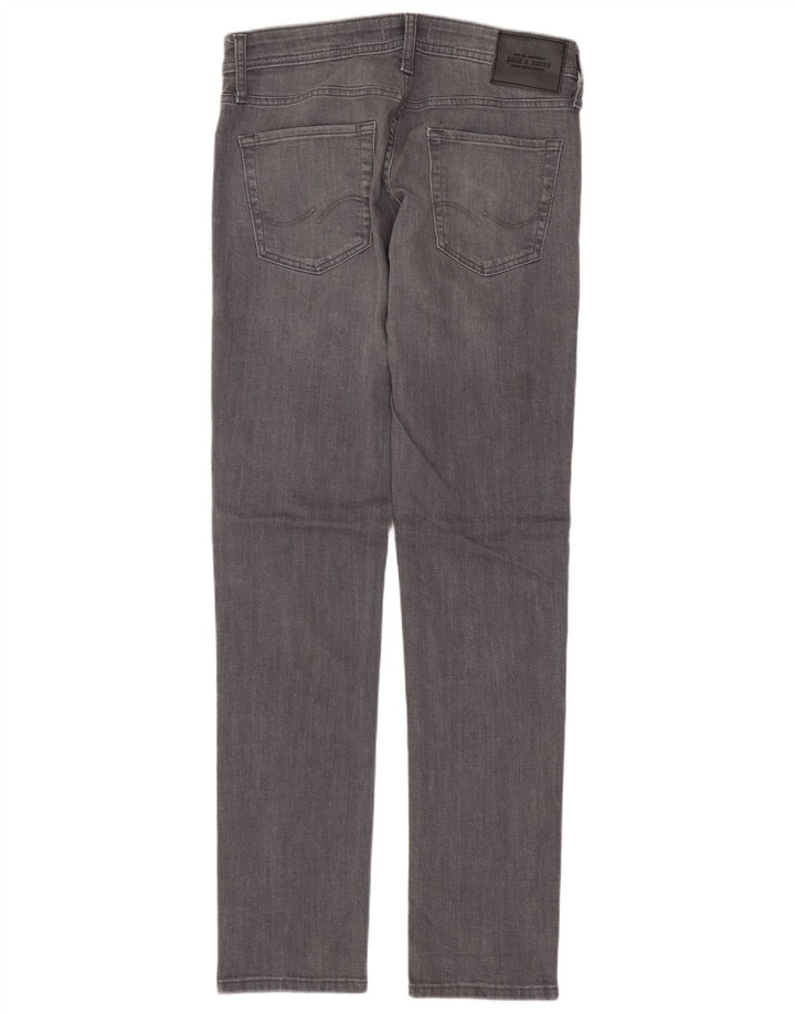 JACK & JONES Herren GLENN Slim Jeans W30 L32 Graue Baumwolle