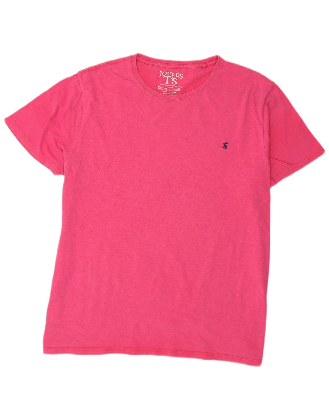 Joules Herren T-Shirt Top 2XL Rosa Baumwolle