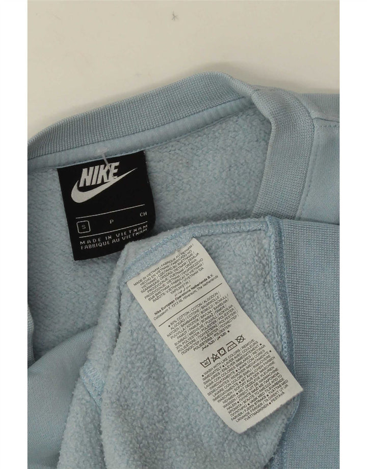Nike Herren Sweatshirt Pullover Small Blau Baumwolle