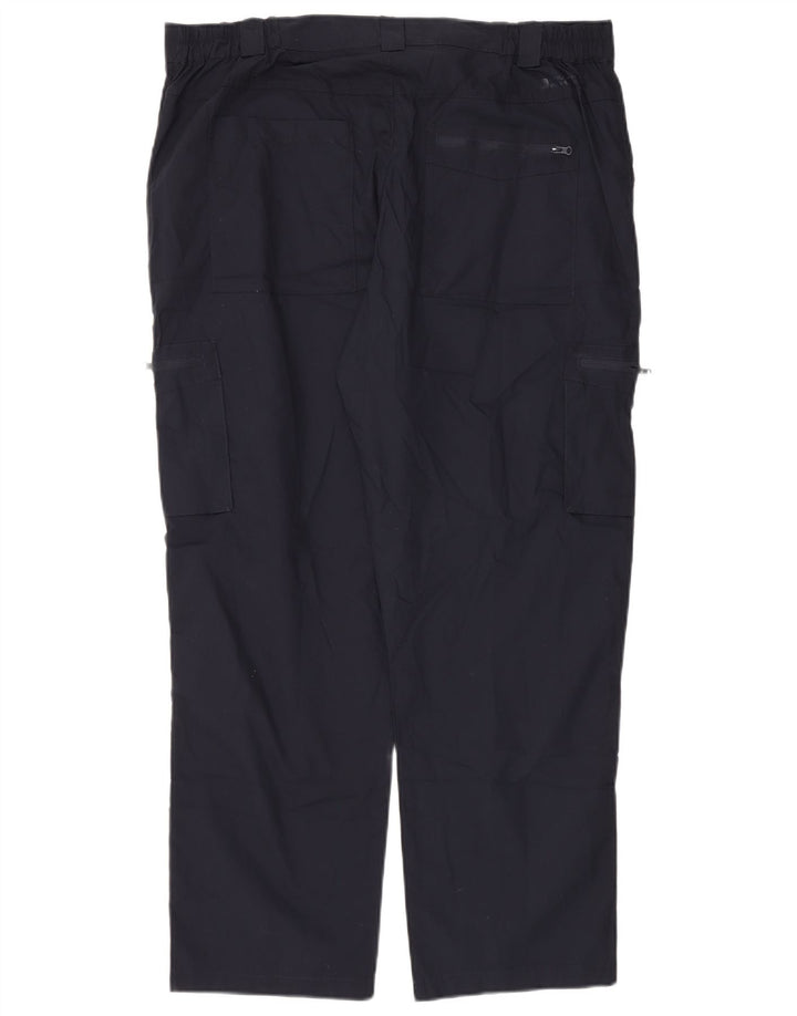Mountain Warehouse Reguläre Herren-Cargohose, W40 L30, marineblaues Polyester
