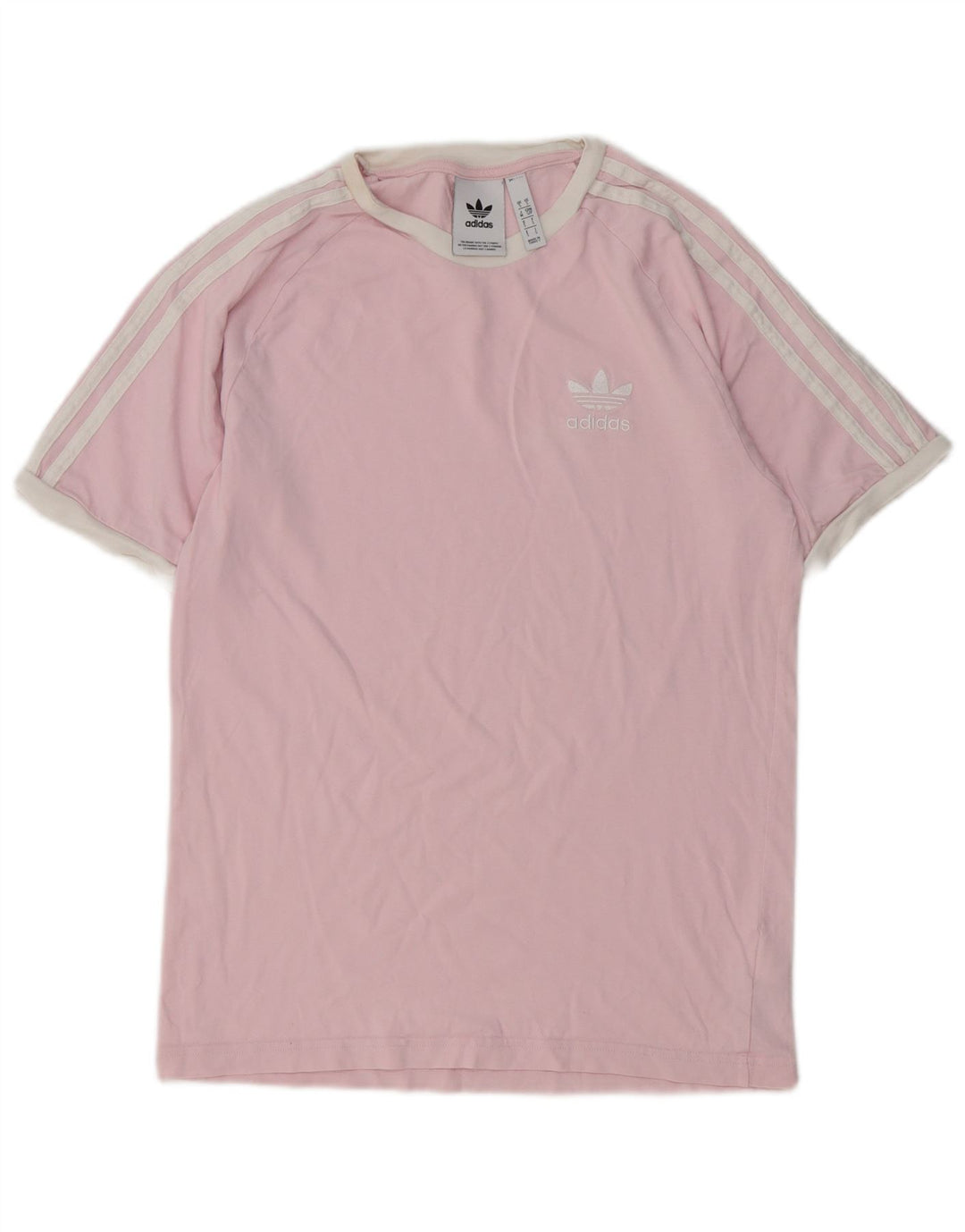 Adidas Herren T-Shirt Top Small Rosa Baumwolle