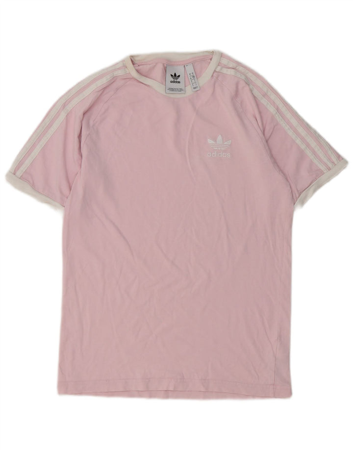 Adidas Herren T-Shirt Top Small Rosa Baumwolle