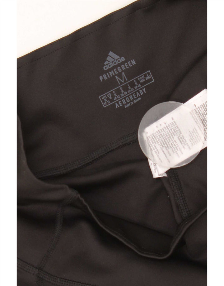 Adidas Damen Aeroready Leggings UK 12/14 Medium Schwarz Polyester