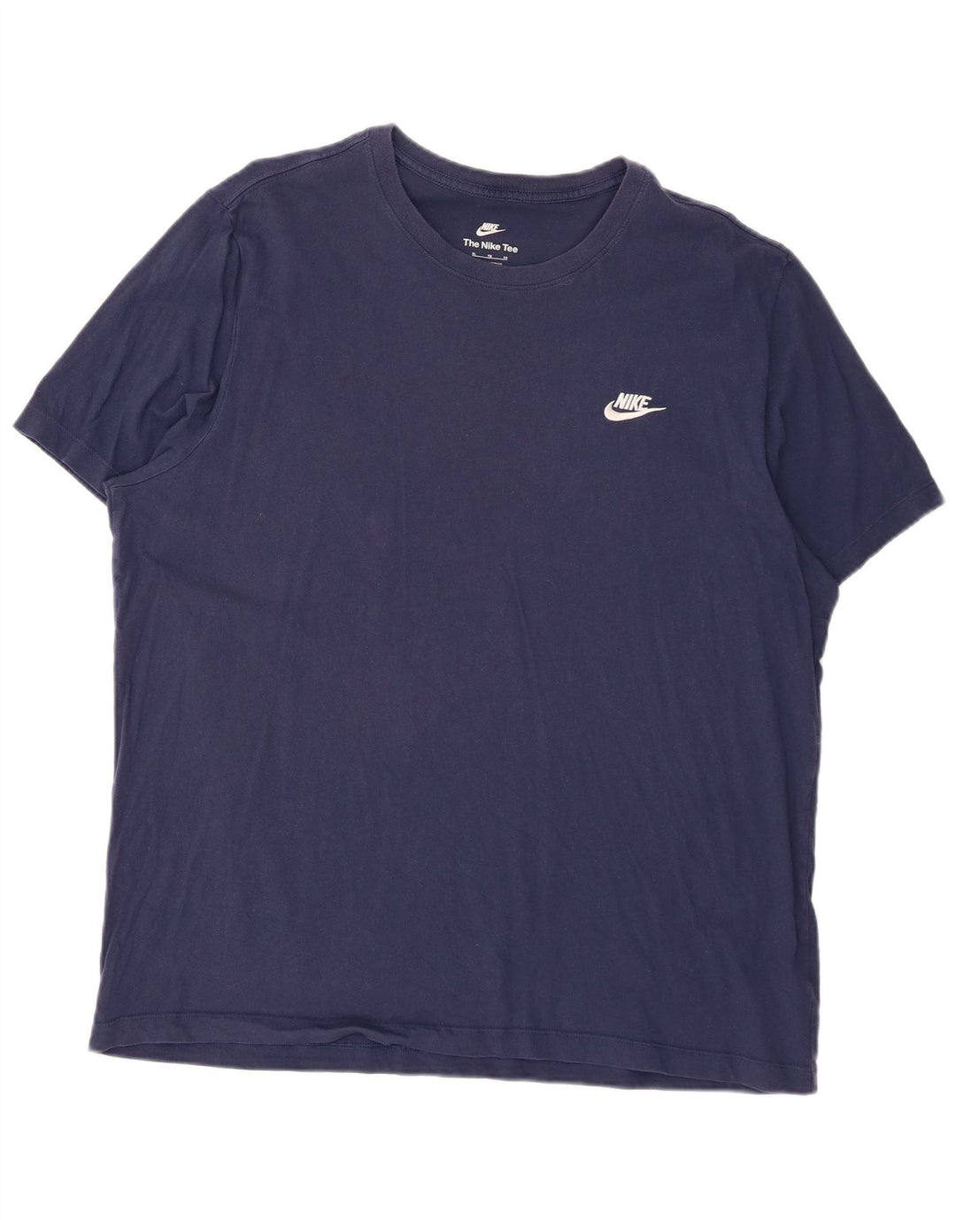 Nike Herren T-Shirt Top XL Marineblau Baumwolle