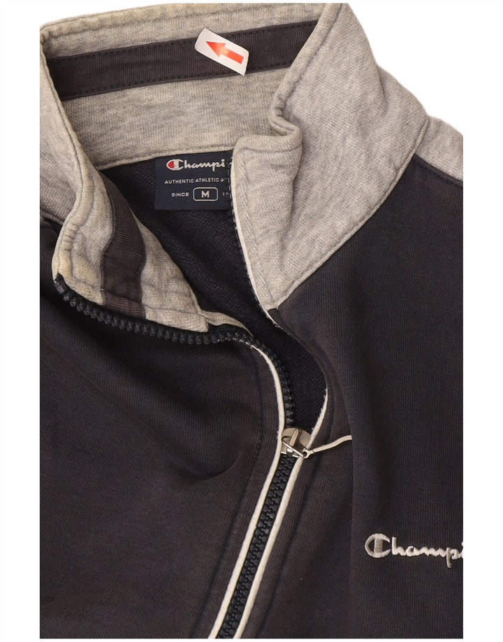 Champion Damen-Trainingsanzug-Top-Jacke, UK 14, mittleres Marineblau, Farbblock