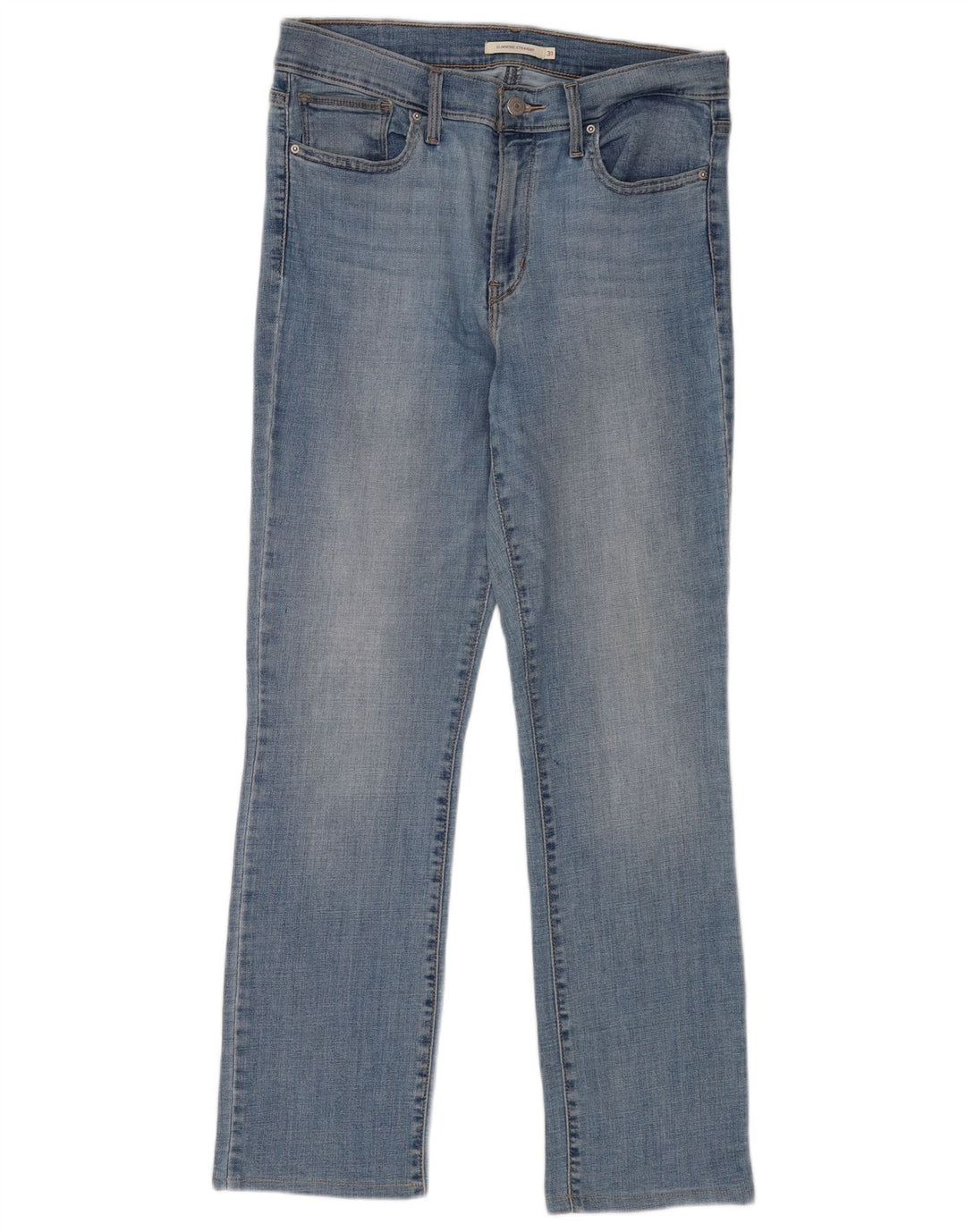 Levi's Damen Slim Jeans W31 L32 Blaue Baumwolle