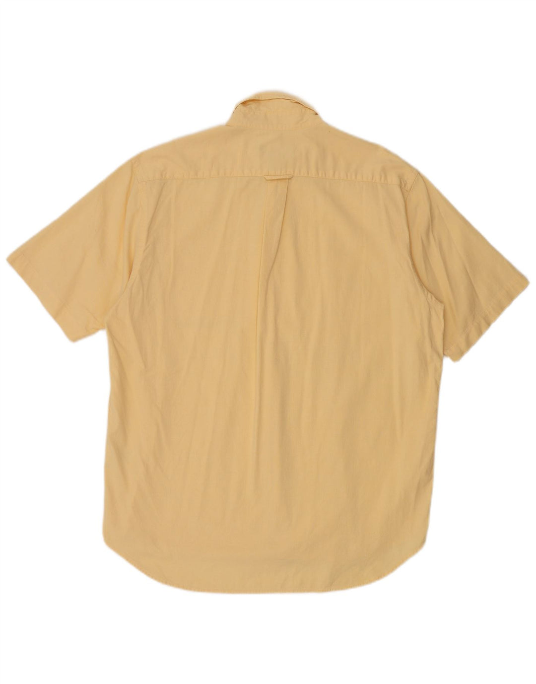 Eddie Bauer Herren-Kurzarmhemd aus mittelgelber Baumwolle