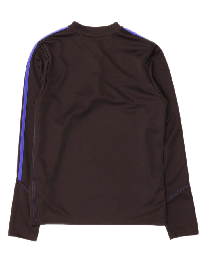 Adidas Jungen Aeroready Zip Neck Pullover Trainingsanzug Top 13-14 Jahre Schwarz