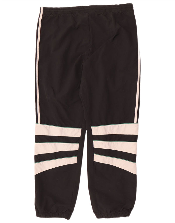 Adidas Herren-Trainingshose, Jogginghose, Mittelschwarz, Farbblock-Polyester