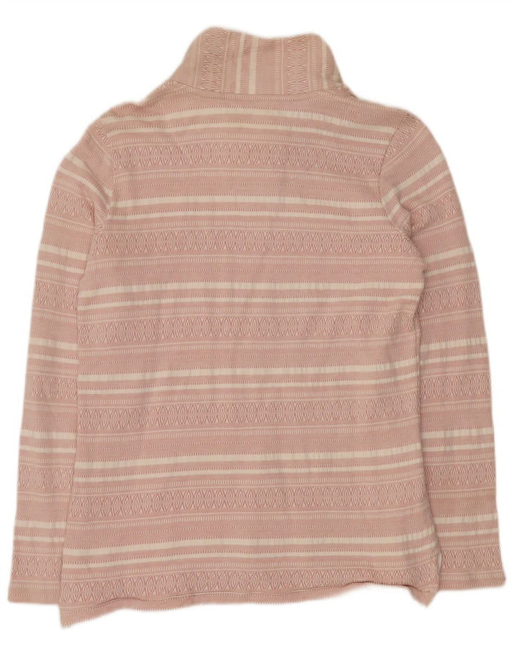 FAT FACE Damen-Sweatshirt in Übergröße, Gr. 8, klein, rosa gestreift