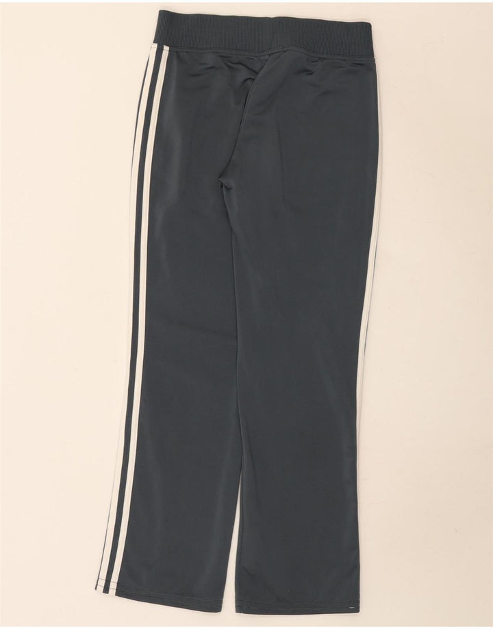 Adidas Damen Trainingshose UK 10 Small Grau Polyester