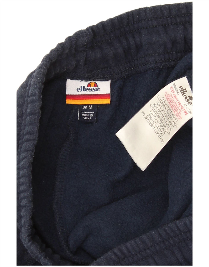 Ellesse Damen-Trainingshose, UK 14, mittelmarineblaue Baumwolle