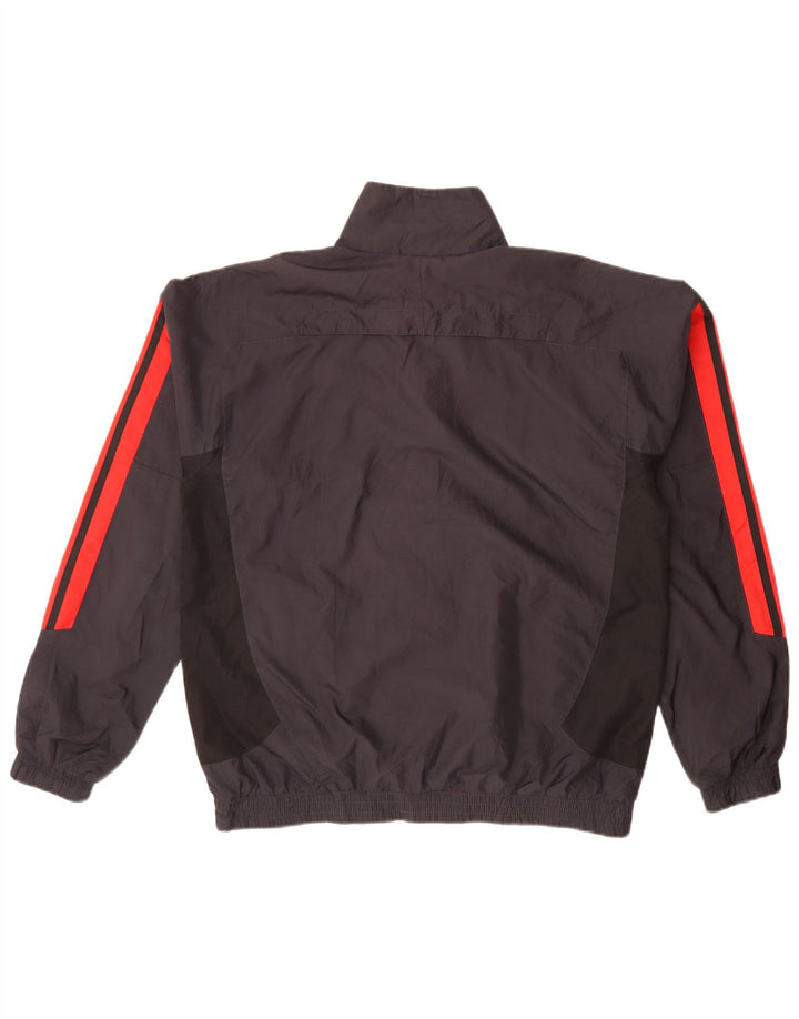 ADIDAS Herren-Trainingsanzug-Top-Jacke, UK 40/42, Mittelschwarz, Farbblock