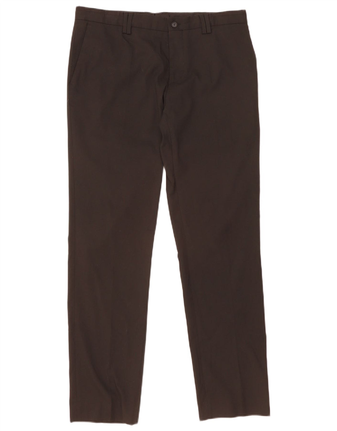 Gerade Chino-Hose für Herren von Zara, EU 44, Größe L, W34, L31, Schwarz, Polyester