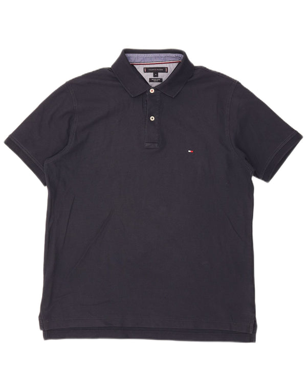 Tommy Hilfiger Herren Slim Fit Poloshirt XL Marineblau