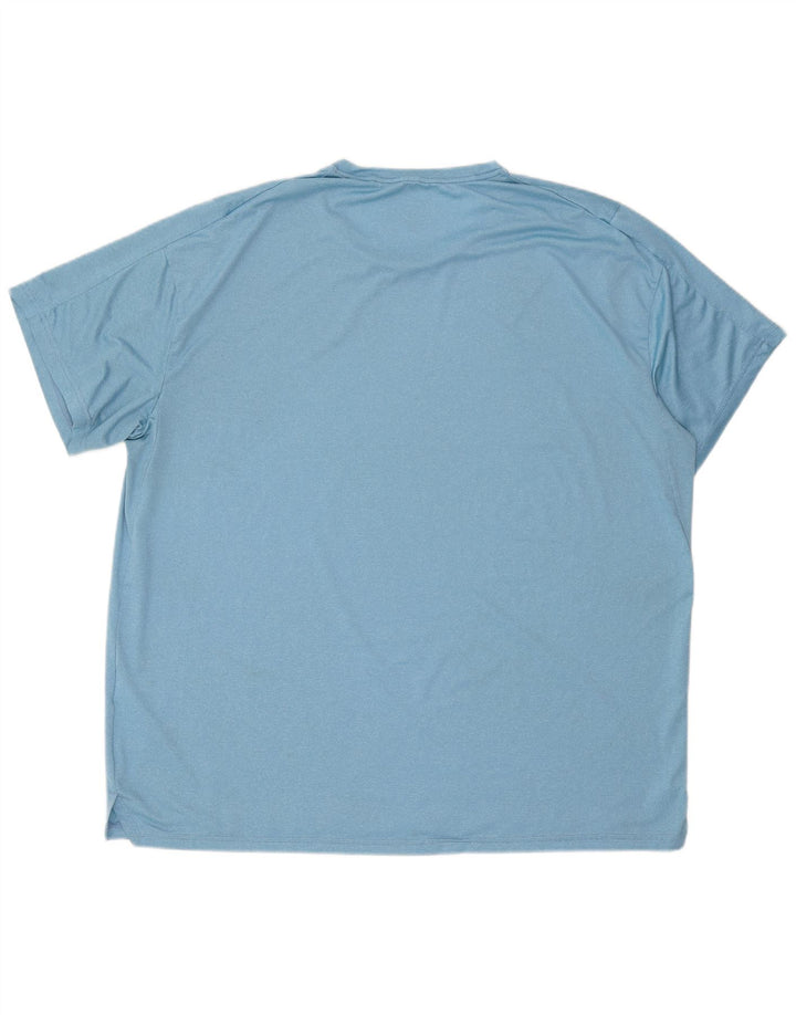 Nike Herren Dri Fit T-Shirt Top 2XL Blau Polyester