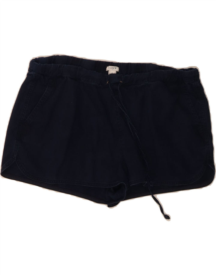 J. CREW Womens Chino Shorts Large W34  Navy Blue Linen Vintage J. Crew and Second-Hand J. Crew from Messina Hembry 