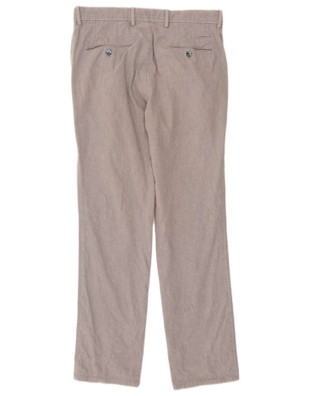 Massimo Dutti Herren Chinohose EU 38 Small W30 L29 Grau Argyle/Diamant