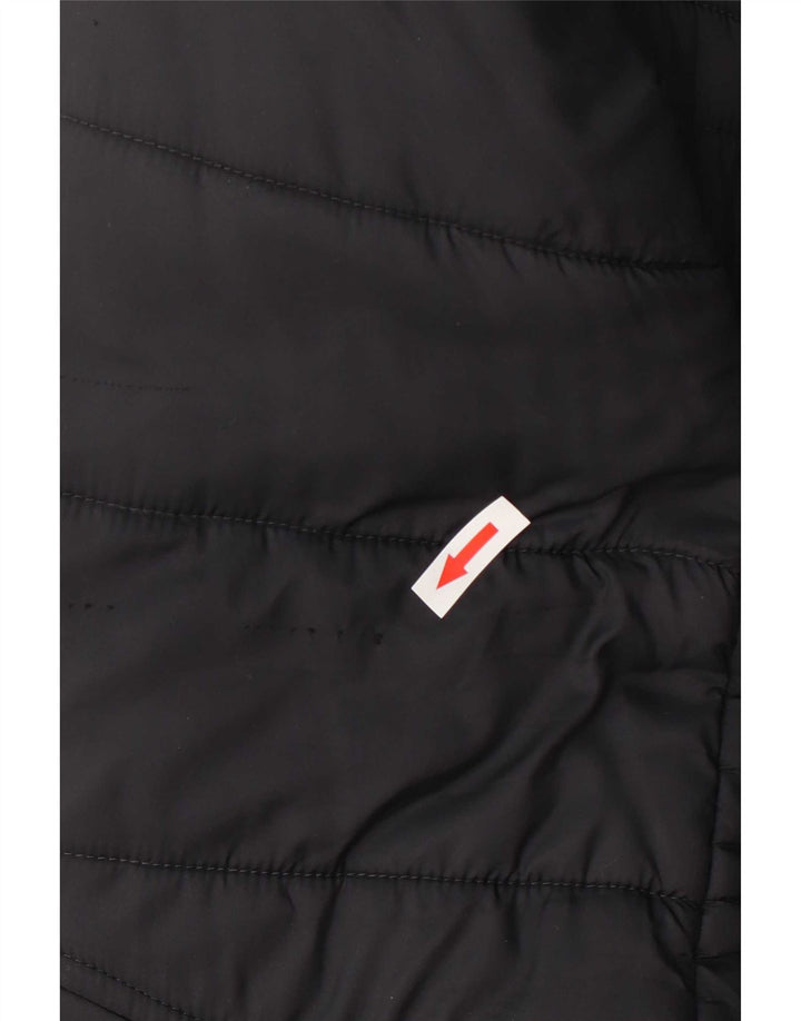 Diesel Herren Wattierte Jacke UK 40 Large Graues Nylon