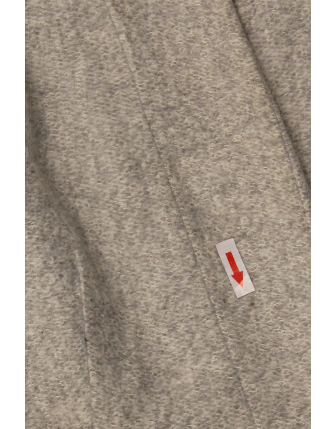 Zara Damen Mantel UK 14 Large Grau Polyester
