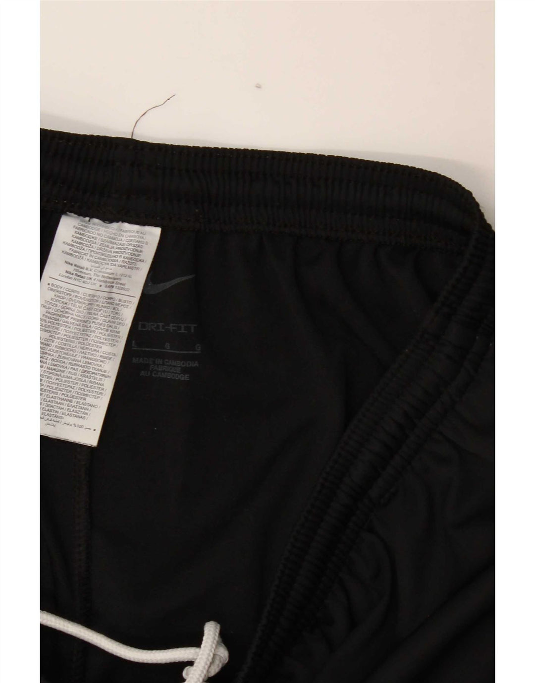 Nike Herren Dri Fit Trainingshose, Größe L, Schwarz, Polyester
