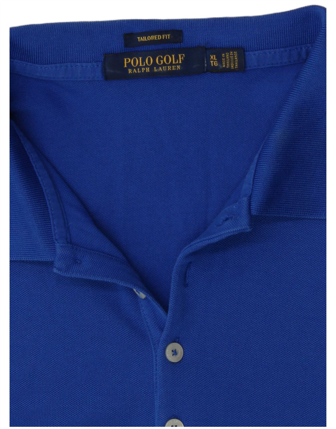 Polo Ralph Lauren Herren-Poloshirt mit maßgeschneiderter Passform, XL, Blau