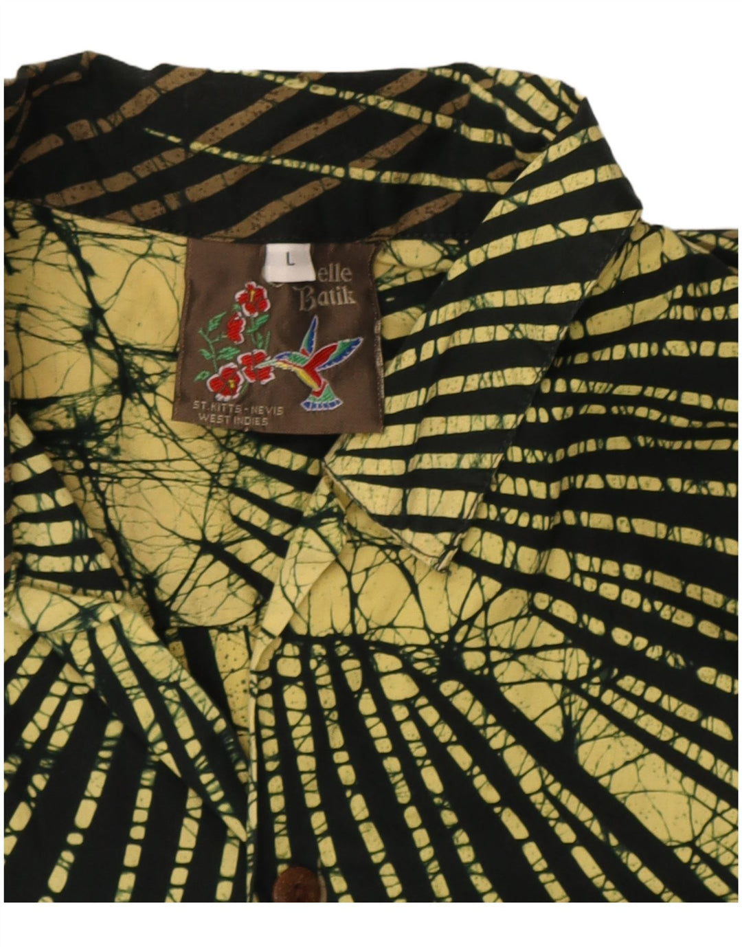 Caribelle Batik Herren-Hemd mit abstraktem Muster, groß, mehrfarbig