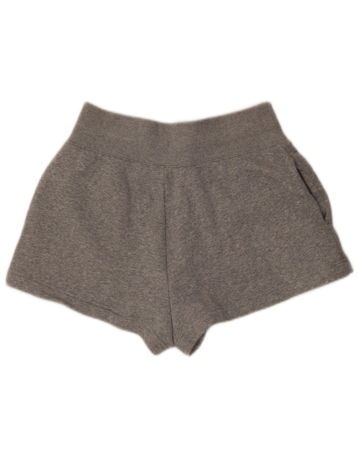 NIKE Damen Sportshorts UK 10 Small Graue Baumwolle