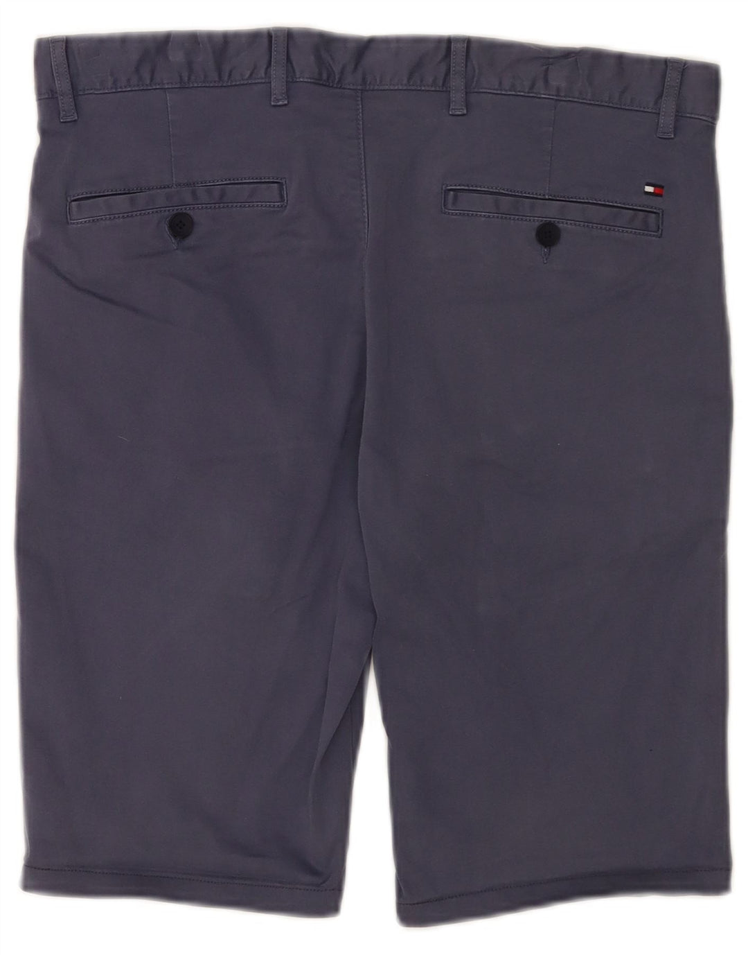Tommy Hilfiger Herren-Chinoshorts W32, mittelmarineblaue Baumwolle