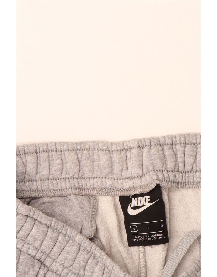 NIKE Mens Tracksuit Trousers Joggers Small Grey Flecked Cotton