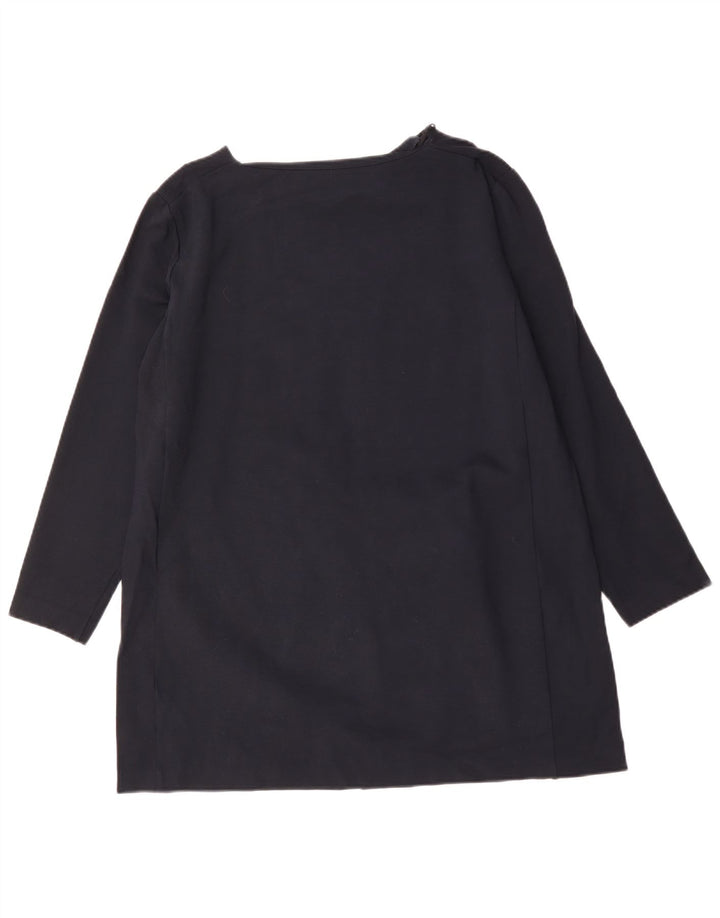 COS Damen Tunikakleid UK 16 Large Marineblaue Viskose