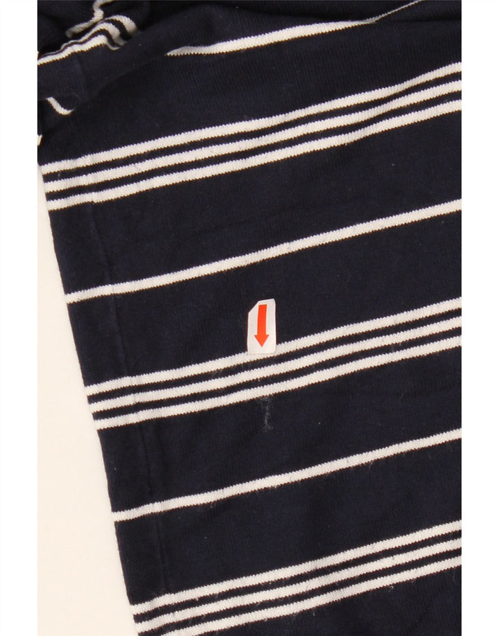 MARKS & SPENCER Damen-Pullover mit Rundhalsausschnitt, bauchfrei, UK 14, mittleres Marineblau