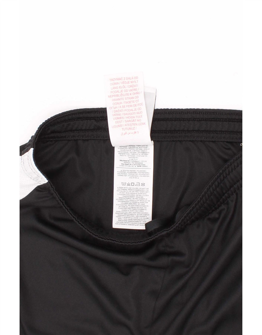Nike Dri Fit Sportshorts für Jungen, 10–11 Jahre, mittelgroß, schwarzes Polyester