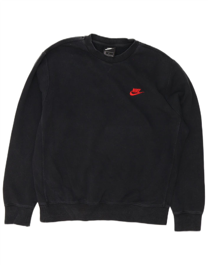 Nike Herren-Sweatshirt-Pullover, mittelschwarz, Baumwolle