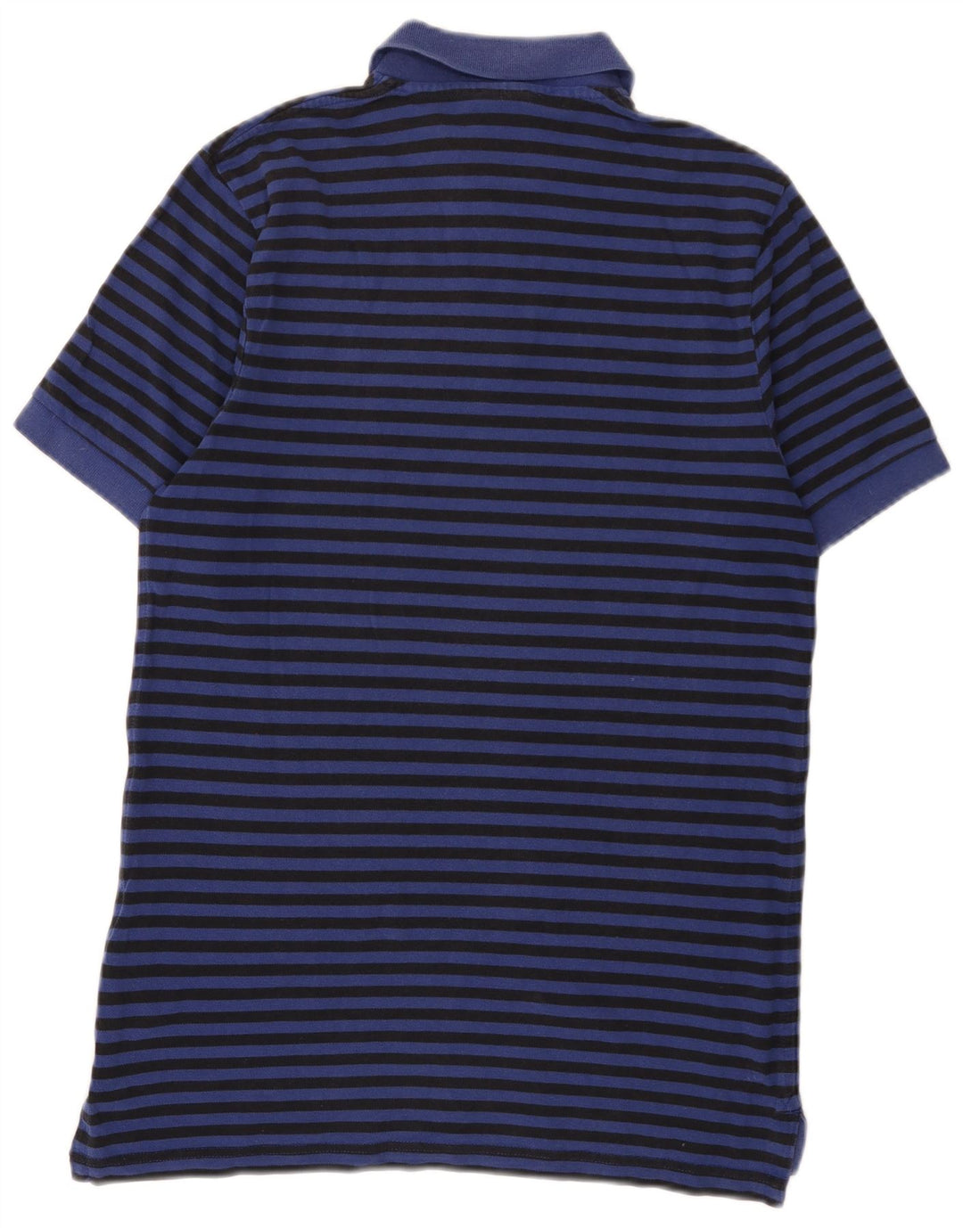 Nike Herren Inter Mailand Poloshirt Mittelgroße marineblaue gestreifte Baumwolle