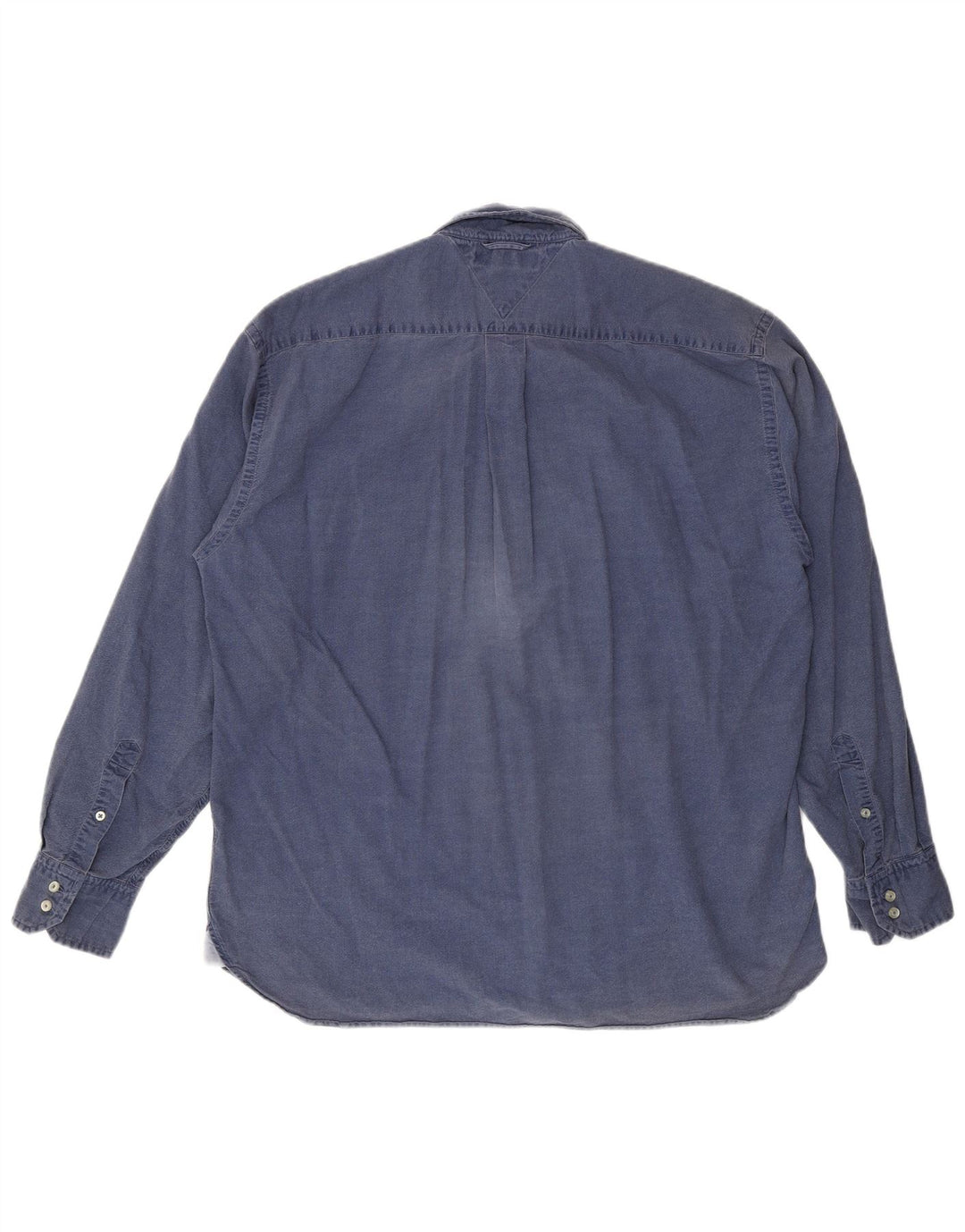 Tommy Hilfiger Herrenhemd XL, blaue Baumwolle
