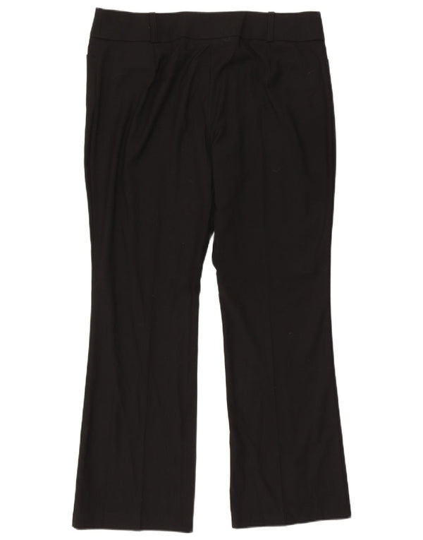 Marks & Spencer Damen Gerade Freizeithose UK 16 Large W36 L31 Schwarz
