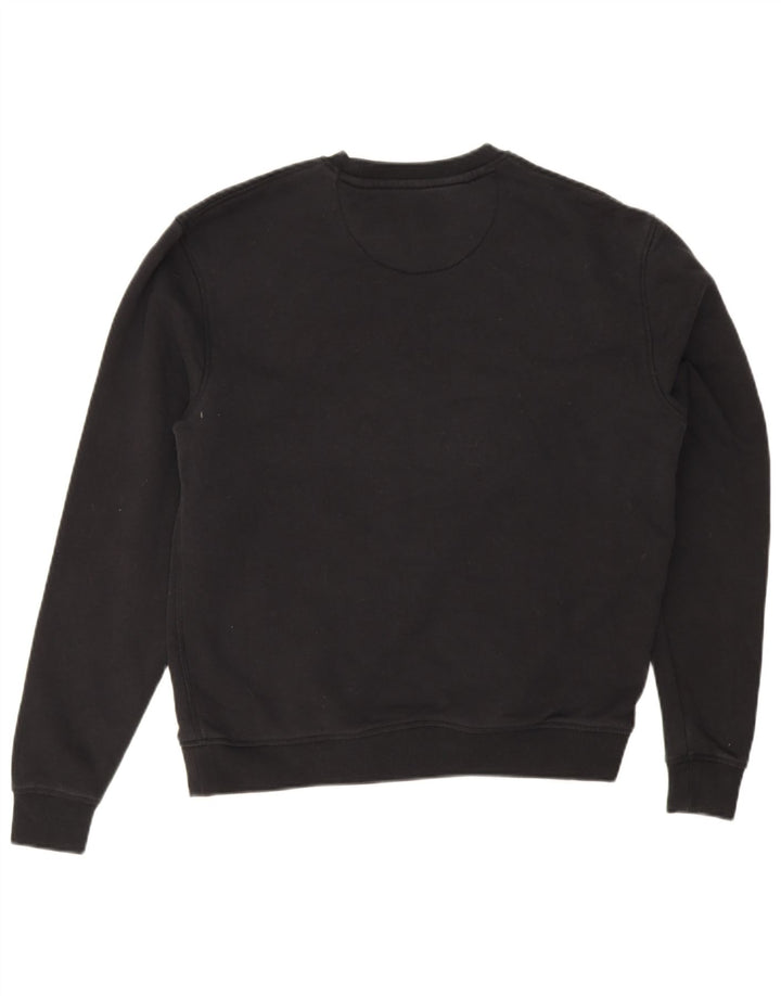 Jack Wills Herren-Sweatshirt mit Grafik, Größe S, schwarze Baumwolle
