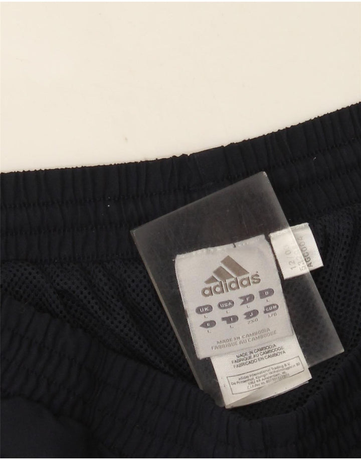Adidas Herren-Bermuda-Sportshorts, großes marineblaues Polyester