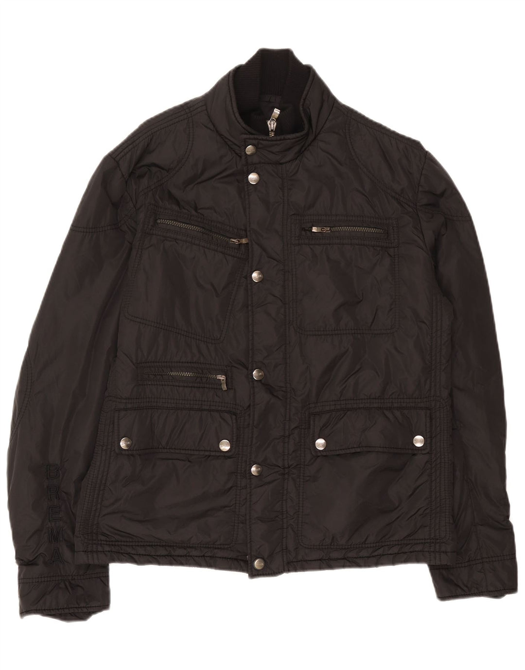 Brema Herren-Utility-Jacke UK 38 Mittelschwarzes Polyamid