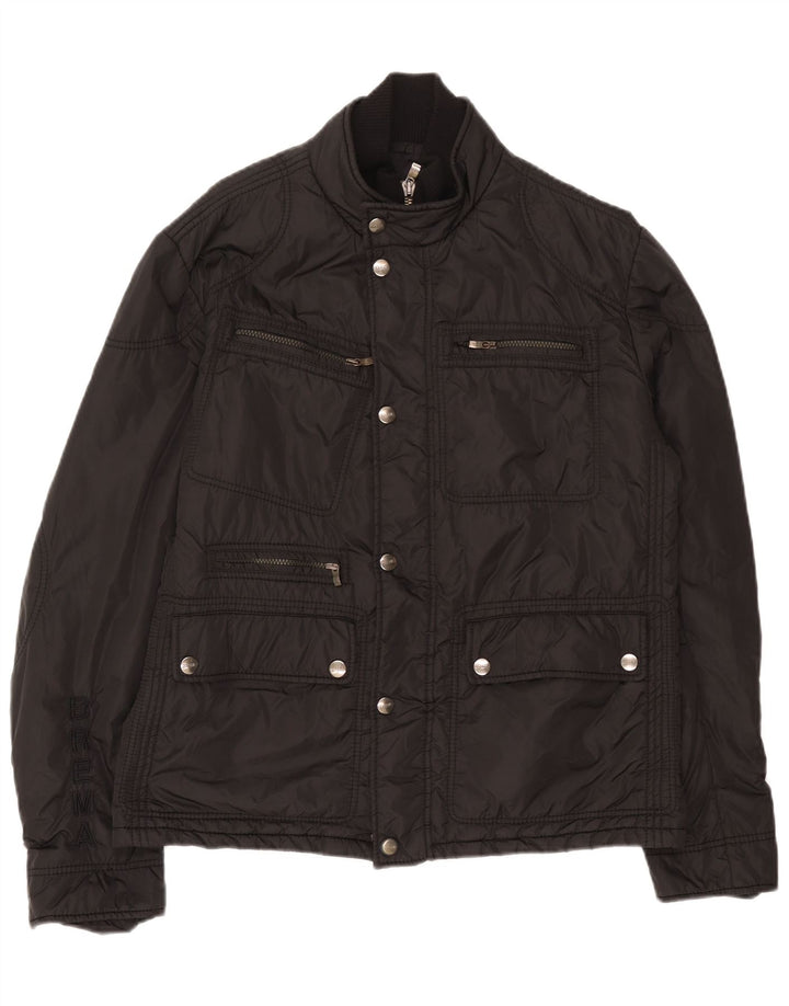 Brema Herren-Utility-Jacke UK 38 Mittelschwarzes Polyamid